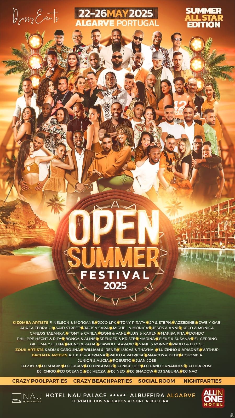 OPEN SUMMER FESTIVAL 2025 - SUMMER ALL STAR EDITION (Algarve-Portugal)