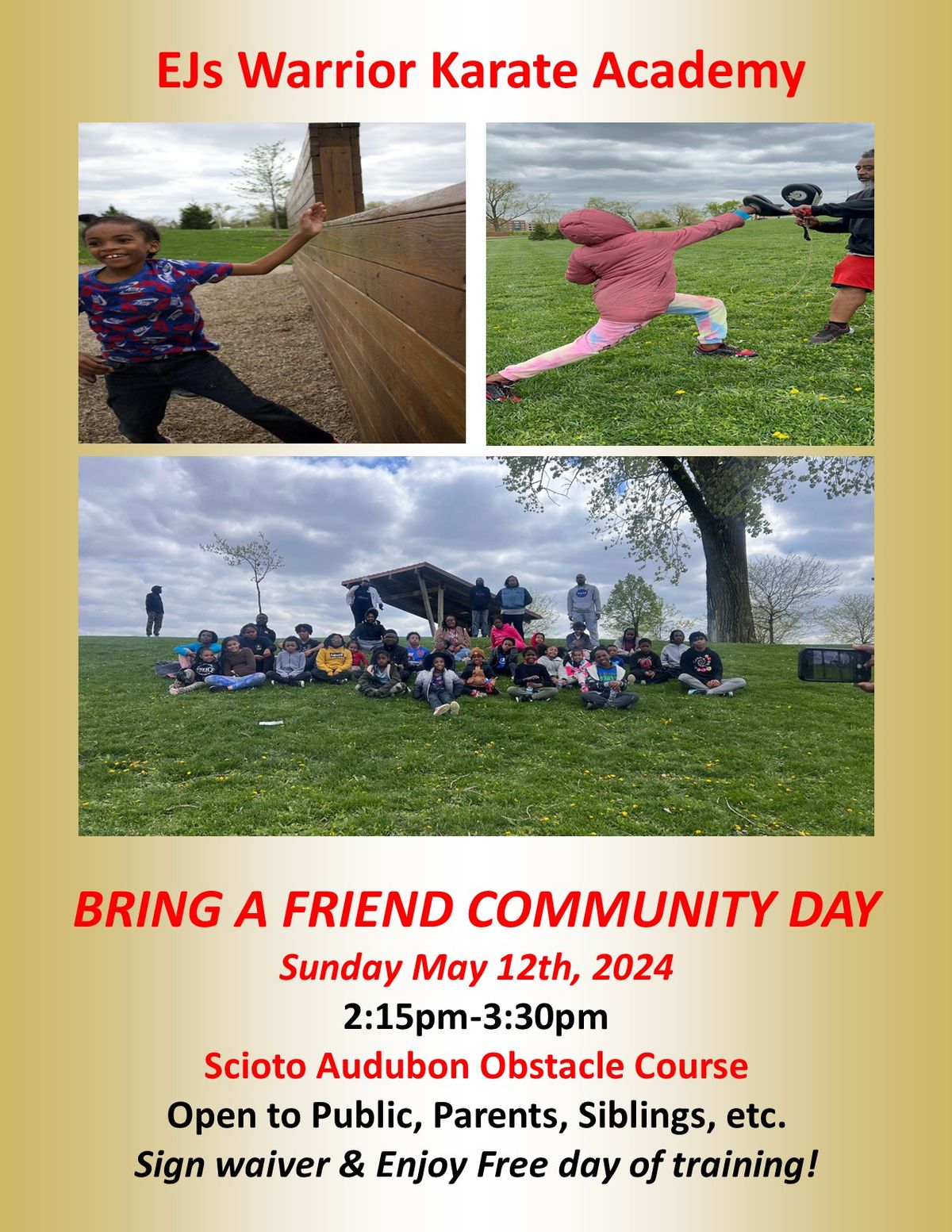 Bring A Friend Community Day May Session