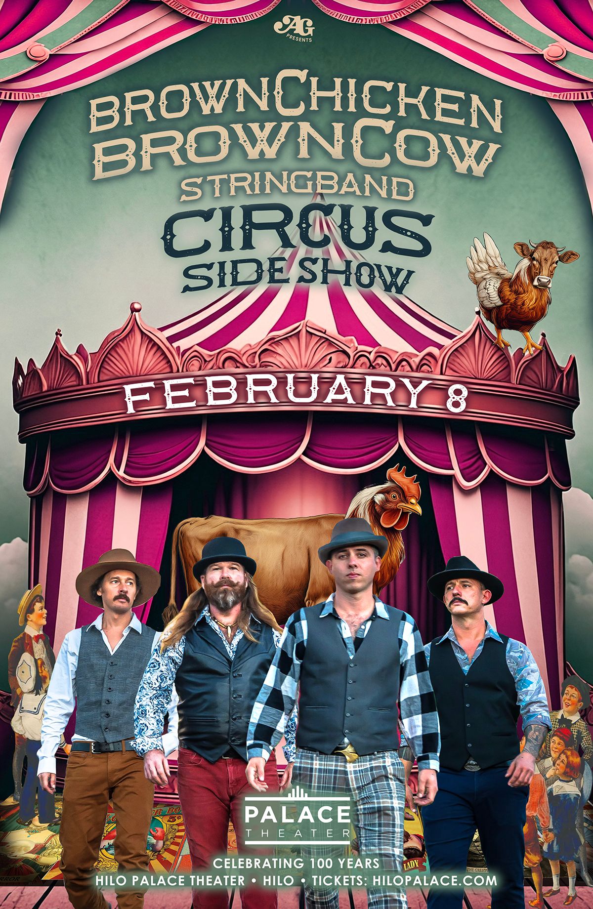 BrownChicken BrownCow Stringband: Circus Sideshow