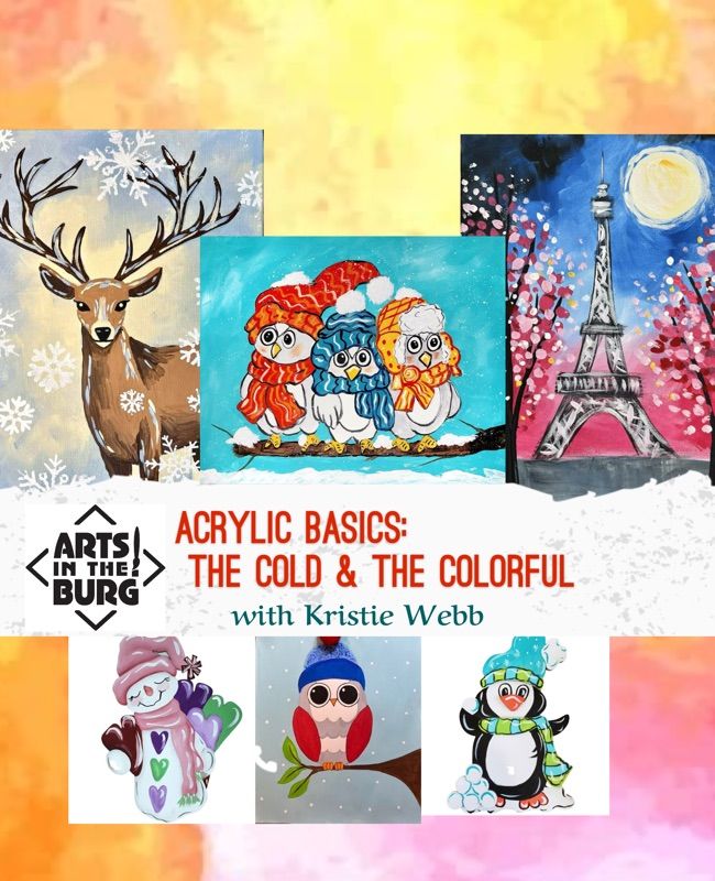 Acrylic Basics: The Cold & The Colorful with Kristie Webb