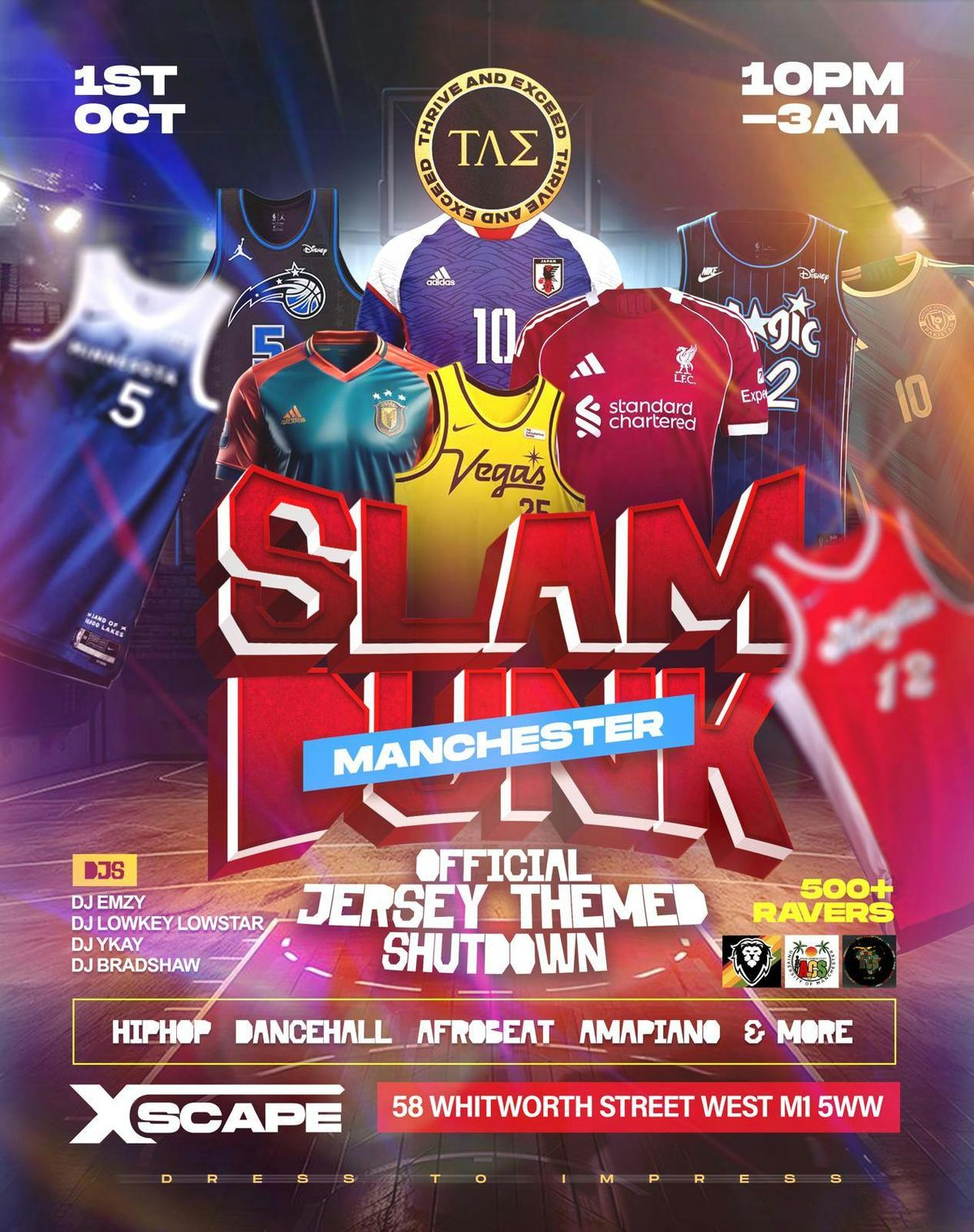 \u03a4\u039b\u03a3 Presents: SLAM DUNK (Manchester)