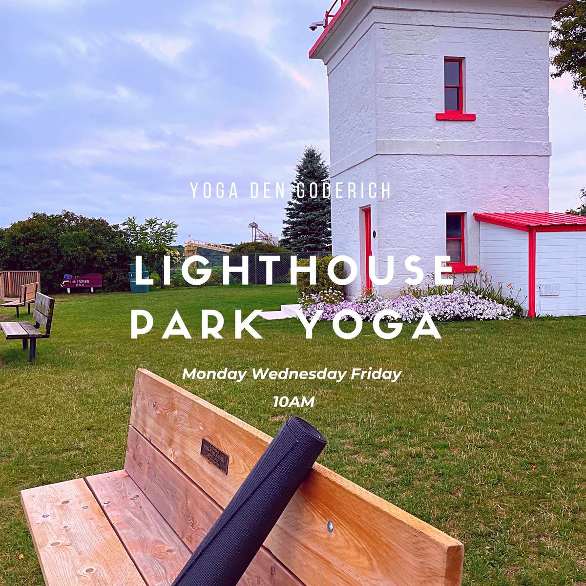 Outdoor Yoga at the lighthouse