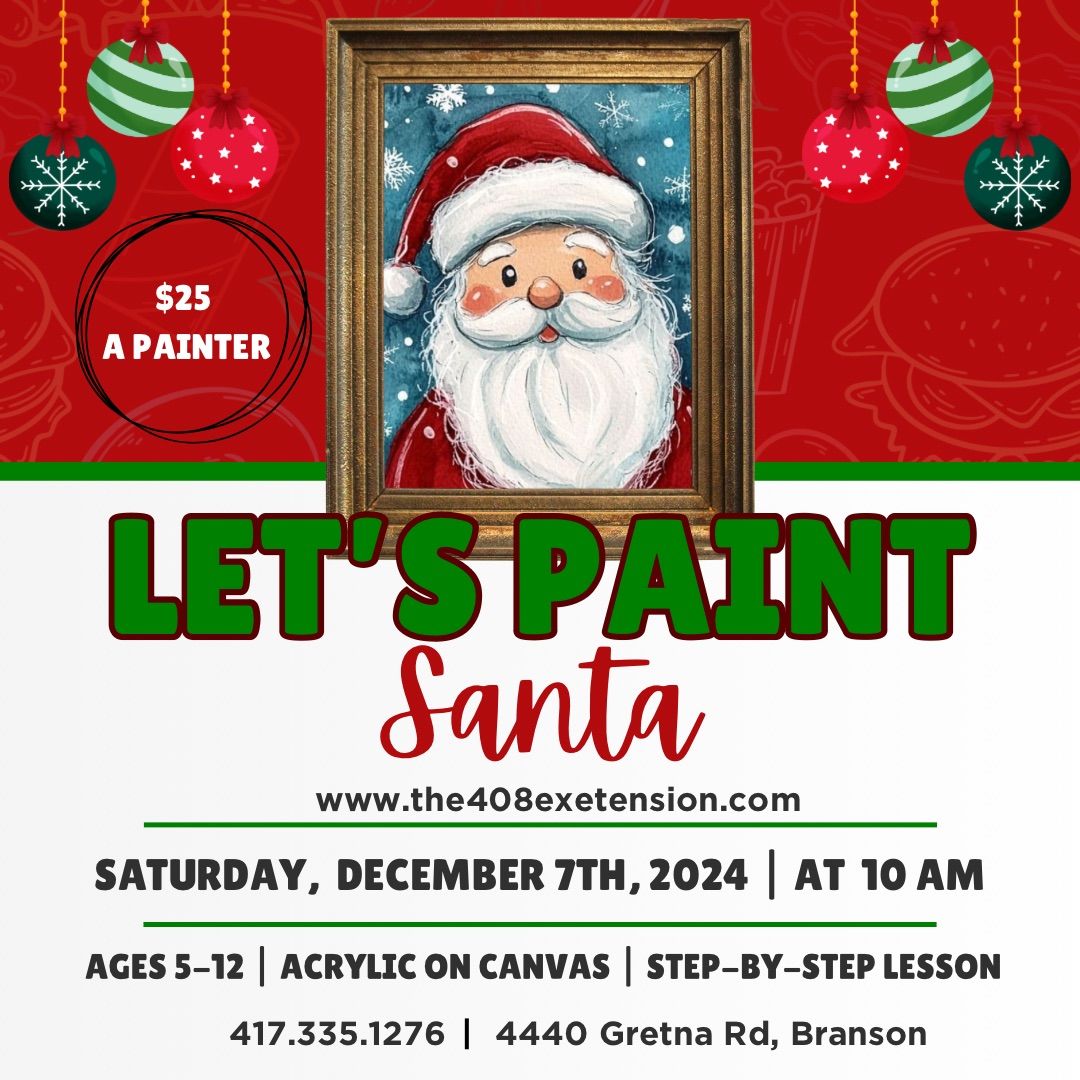 Let\u2019s Paint Santa!