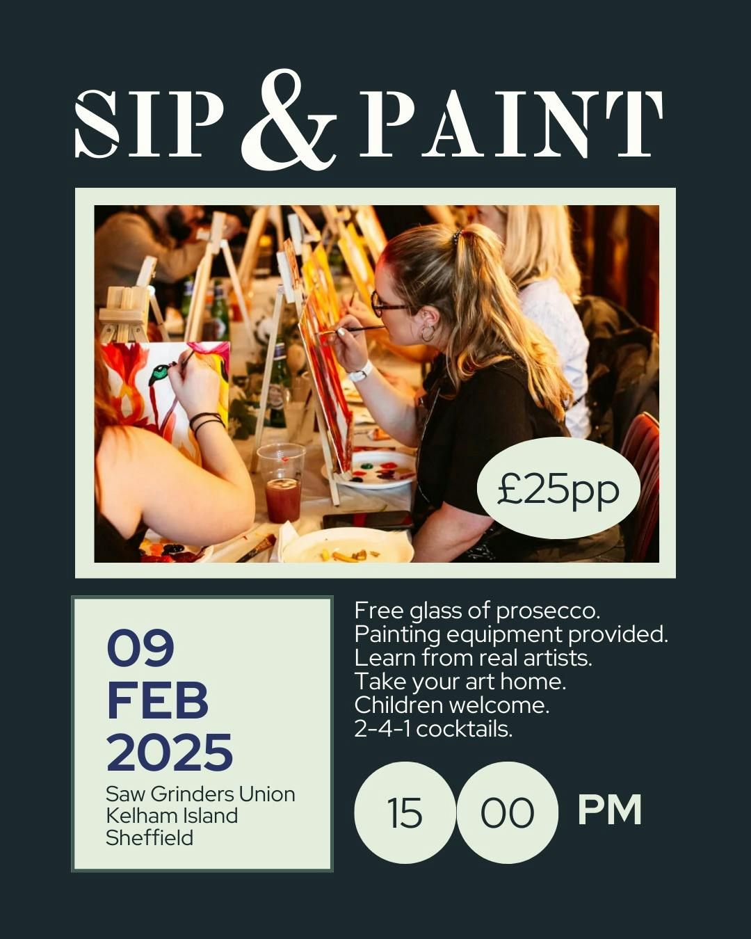 Sip &amp; Paint Session 001 09\/02\/25