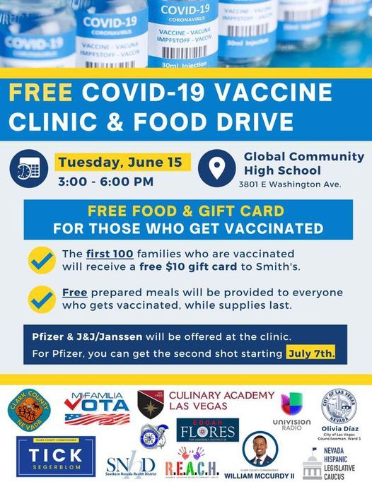 Free COVID-19 Vaccine Clinic & Food Drive