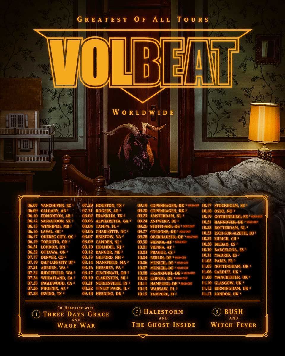 Volbeat Nottingham Tickets