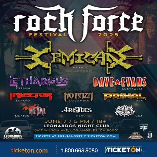 ROCK FORCE FESTIVAL 2025 (LOS ANGELES)