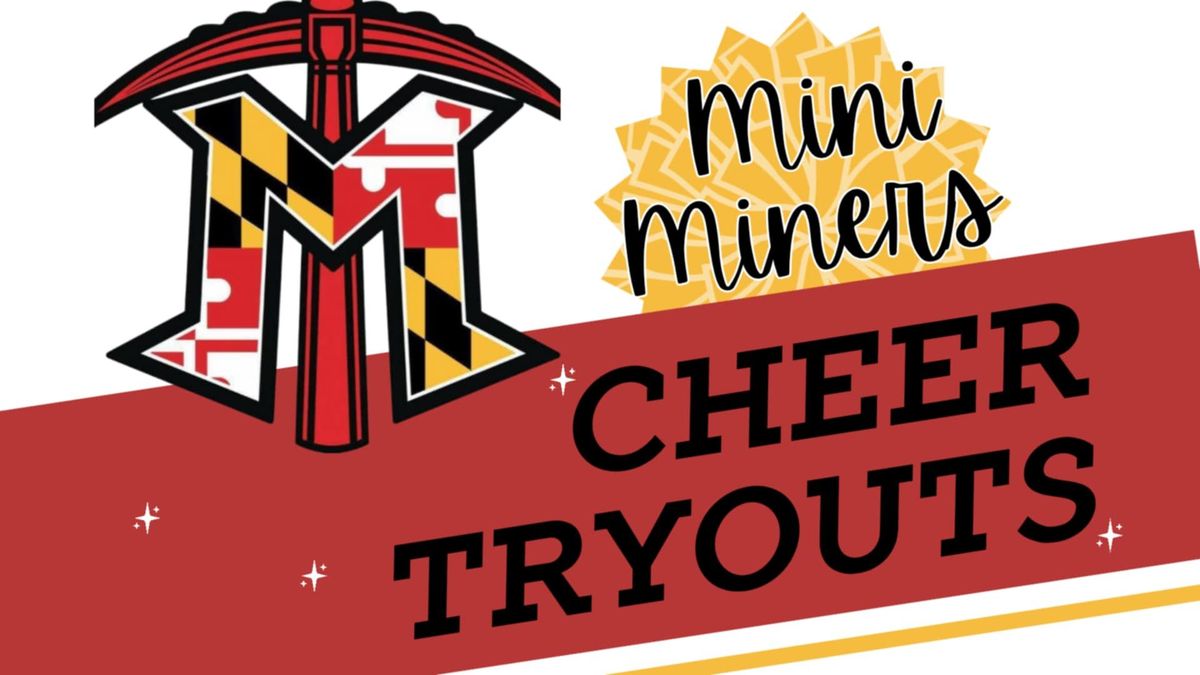 Mini Miners Cheer Try outs 