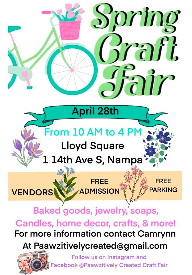 Paawzitively Created Spring Craft Fair 2024