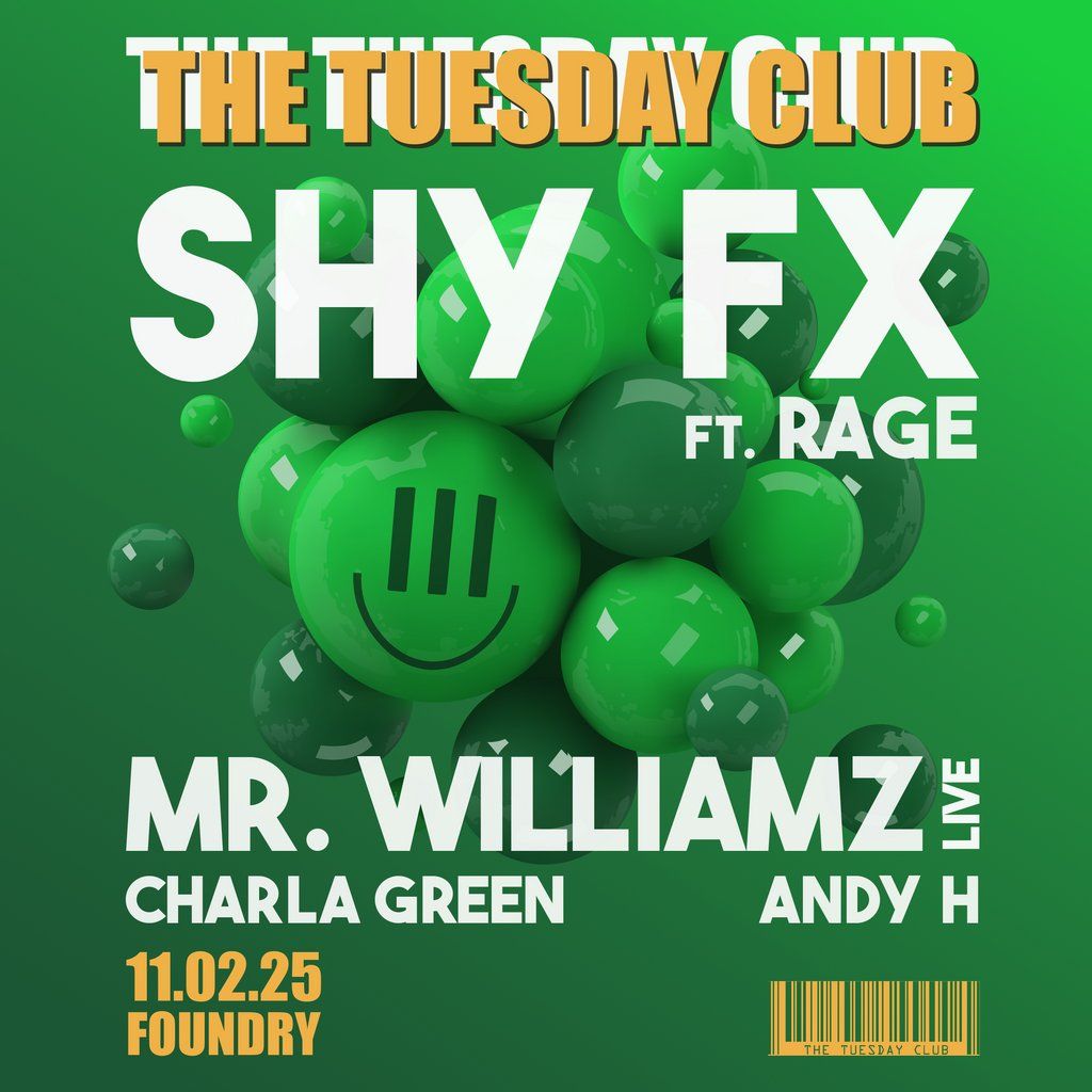 TTC \/\/ Shy FX ft. Rage, Mr.Williamz (live), Charla Green