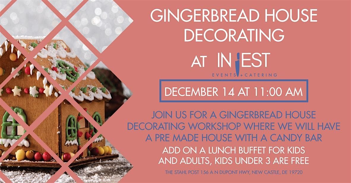 Gingerbread House Decorating and Lunch with In Jest Events