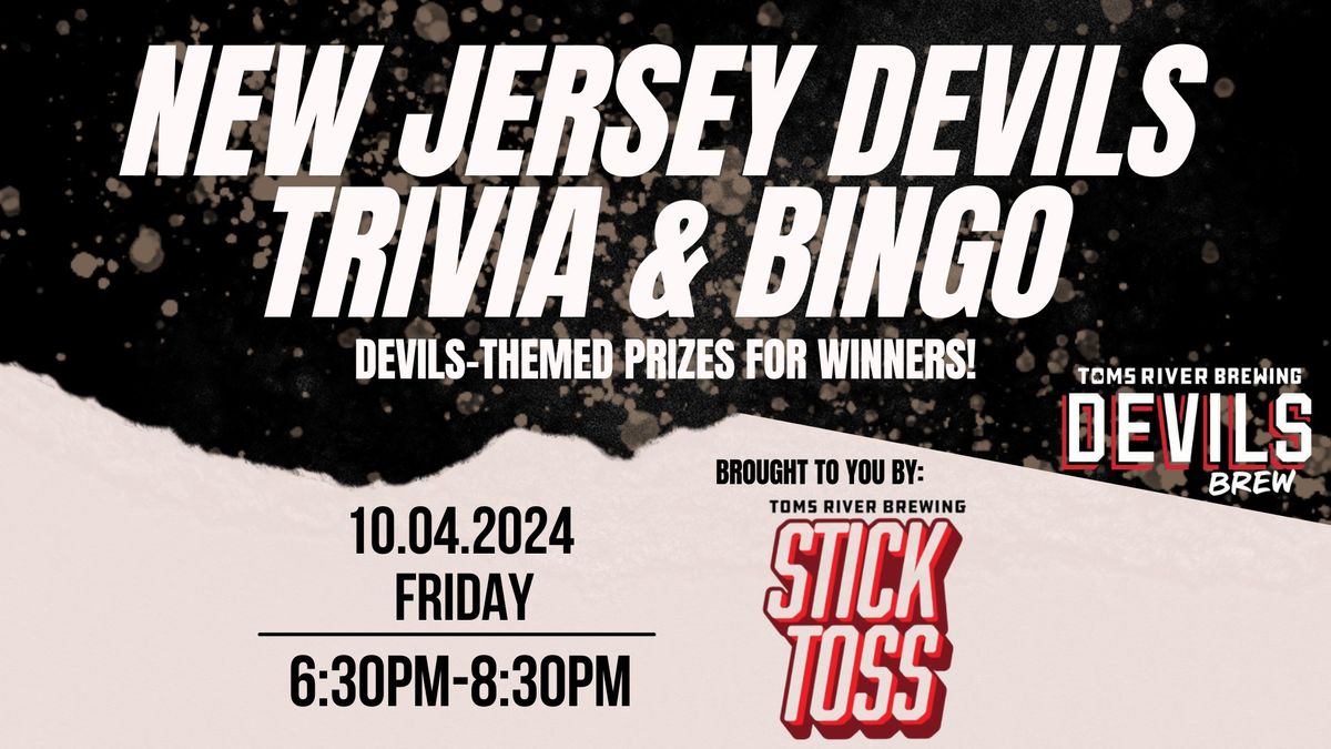 NJ Devils Trivia & Music Bingo at Toms River Brewing