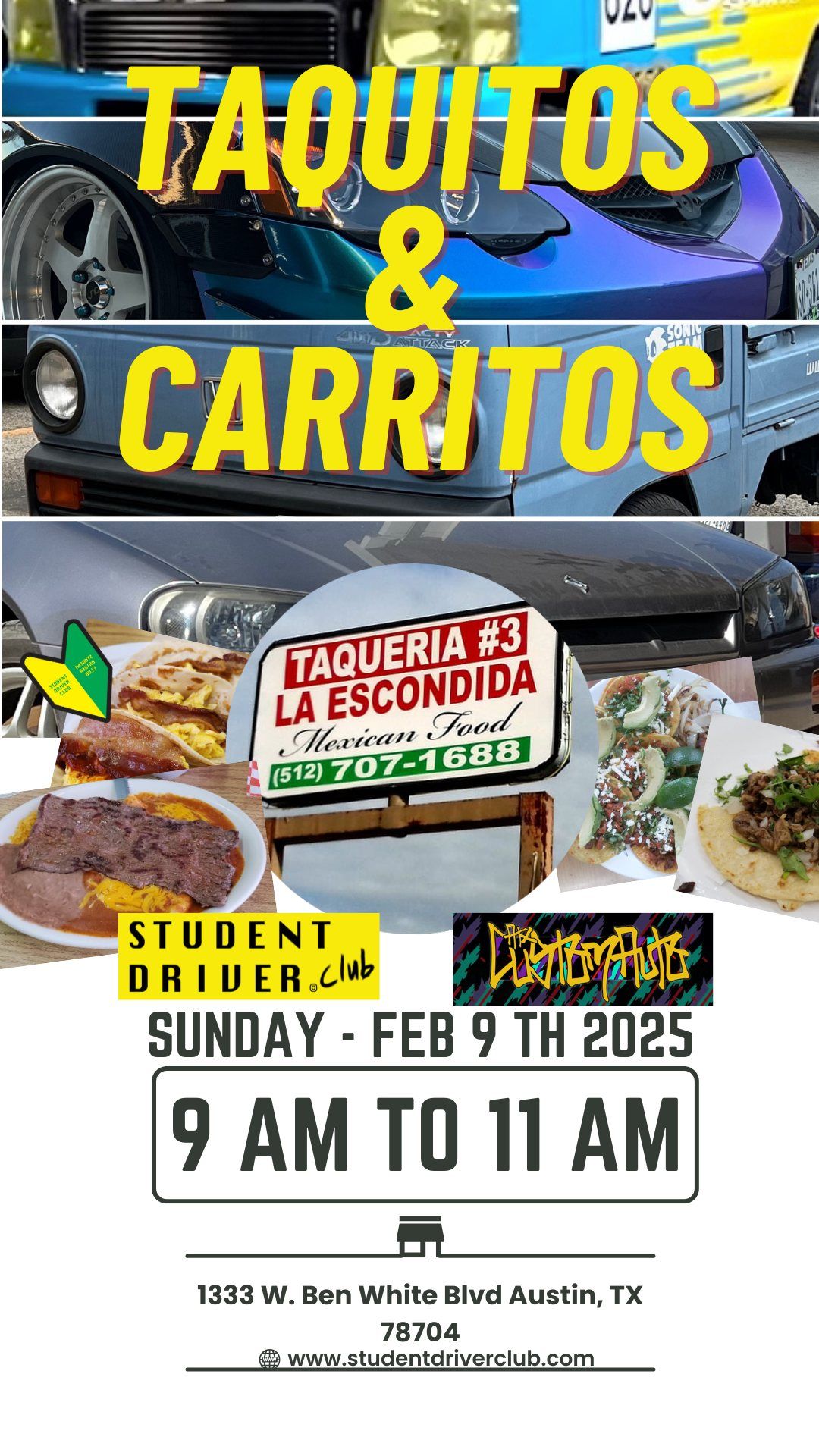 Taquitos & Carritos - Monthly Car Meet at La Escondida #3