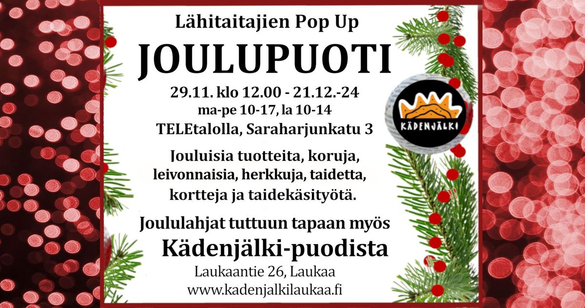 L\u00e4hitaitajien PopUp JOULUPUOTI