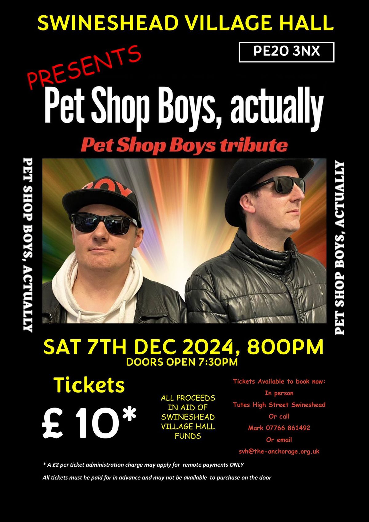 PET SHOP BOYS actually @ Swineshead Village Hall