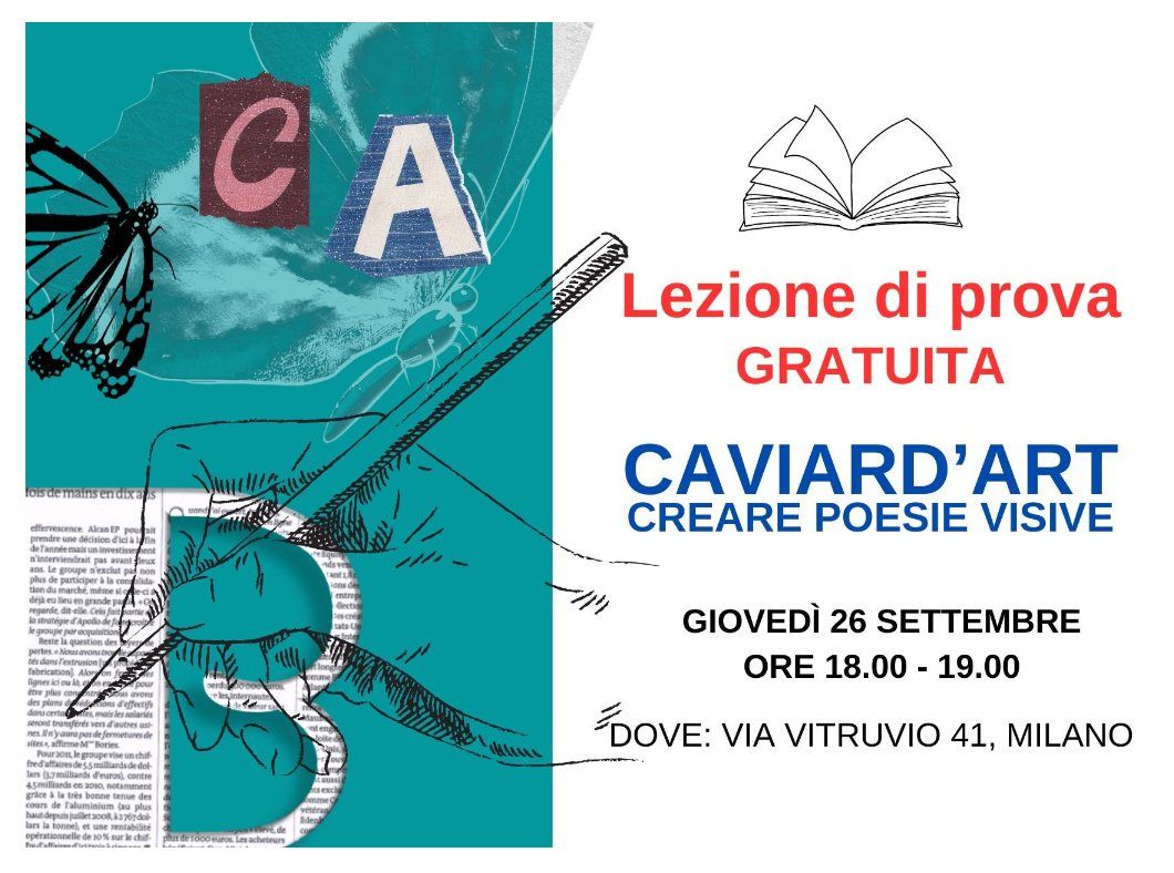 Lezione di prova gratuita di Caviard'Art