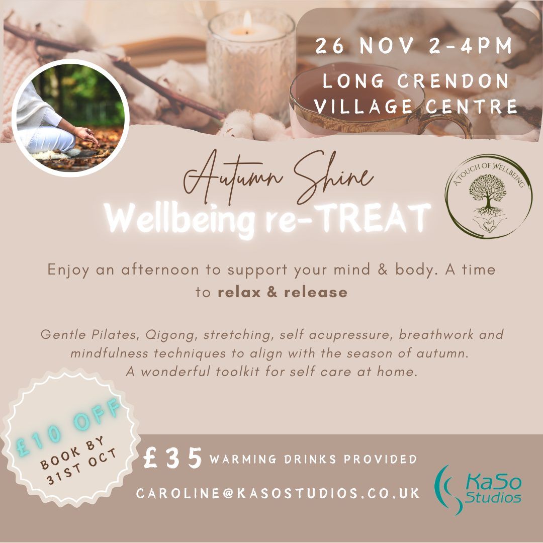 Autumn Wellbeing Afternoon