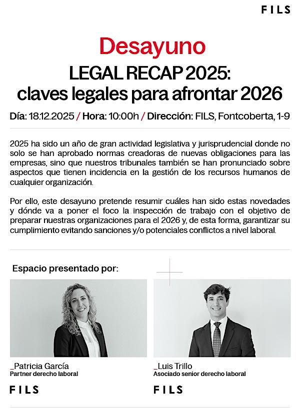 Legal Recap 2025: claves legales para afrontar 2026