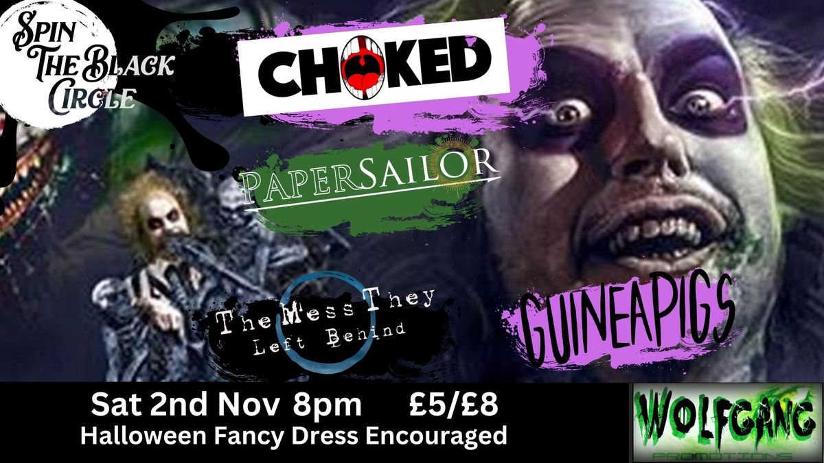 Halloween Gig Choked\/PaperSailor\/Guineapigs\/The Mess They Left Behind 