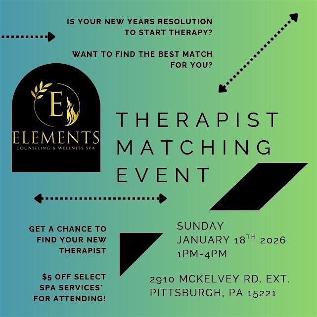 Therapist Matching Event