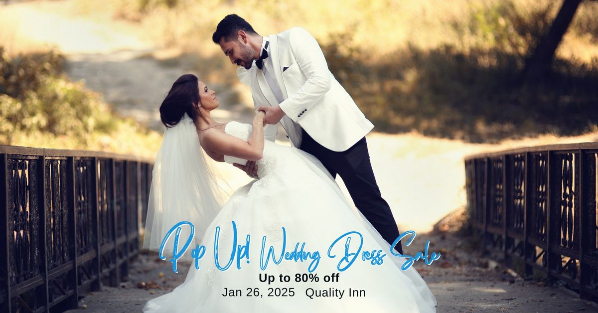 Kingston Pop Up Wedding Dress Sale