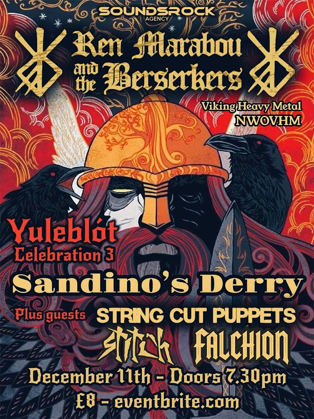 Ren Marabou and the Berserkers - YULEBLOT 3 with guests