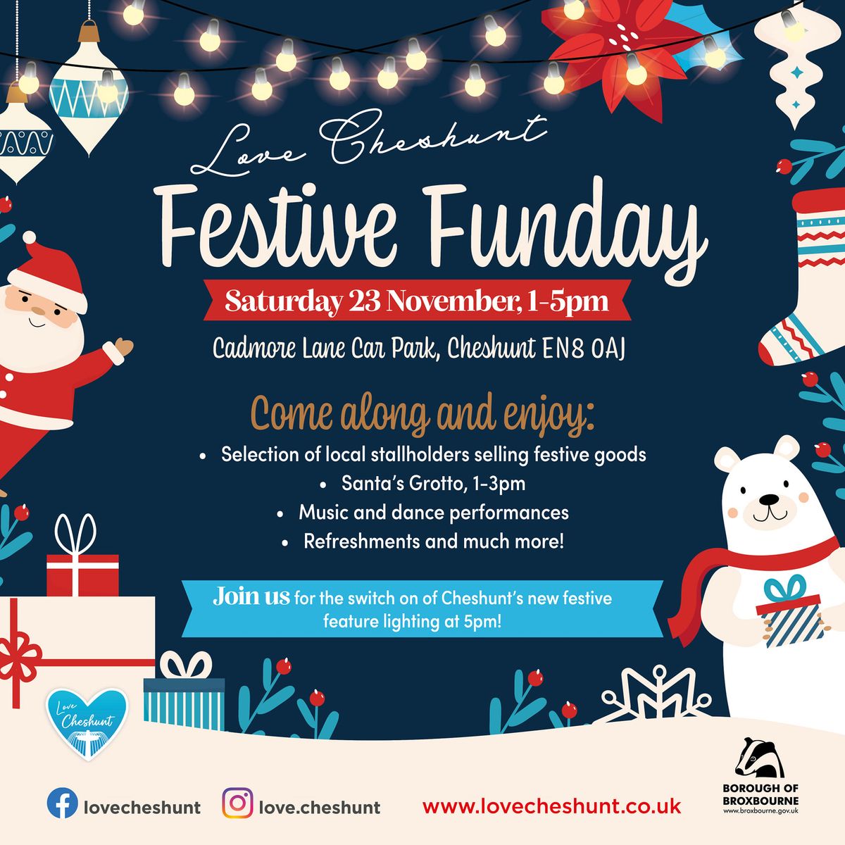 Love Cheshunt Festive Fun Day 