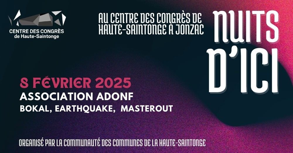 Nuits d'ici - Concert Musiques actuelles Asso ADONF