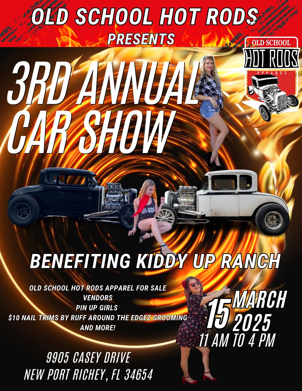 3rd Annual Old School Hot Rods Car Show