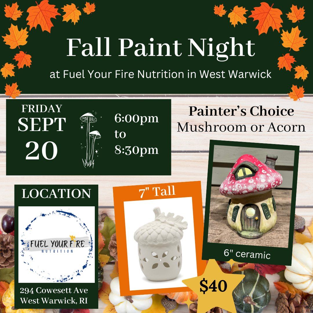 Fall Paint Night at Fuel Your Fire Nutrition