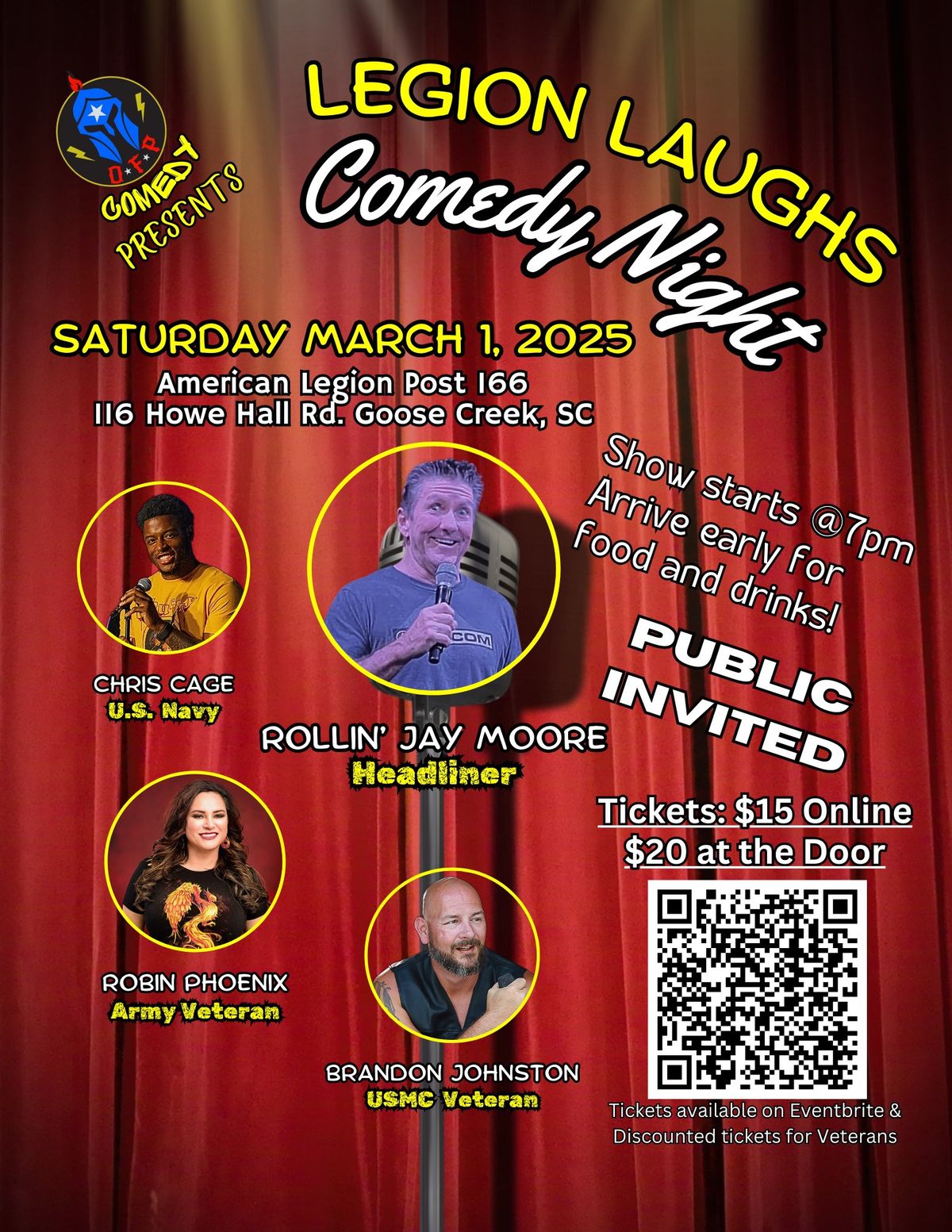 Legion Laughs Comedy Night