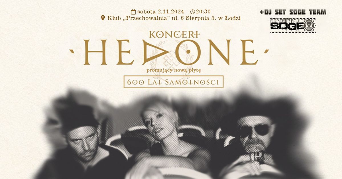 HEDONE- koncert, "SDGE vol. 142"