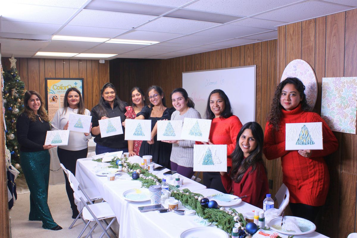 Christmas Texture Paint Party \u2013 Troy, Michigan
