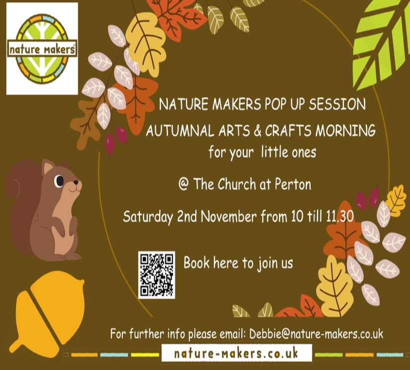 Nature Makers Autumnal Arts & Crafts session for children 