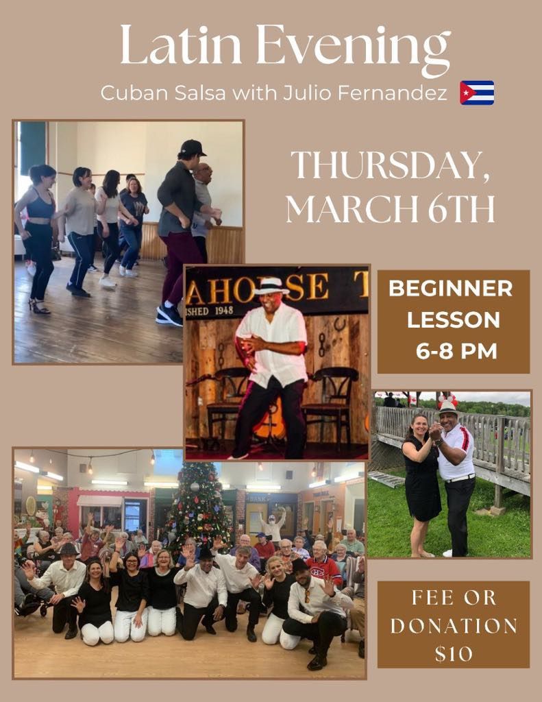 Latin Salsa with Julio Fernandez!