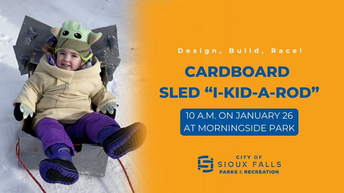 Cardboard Sled I-Kid-A-Rod