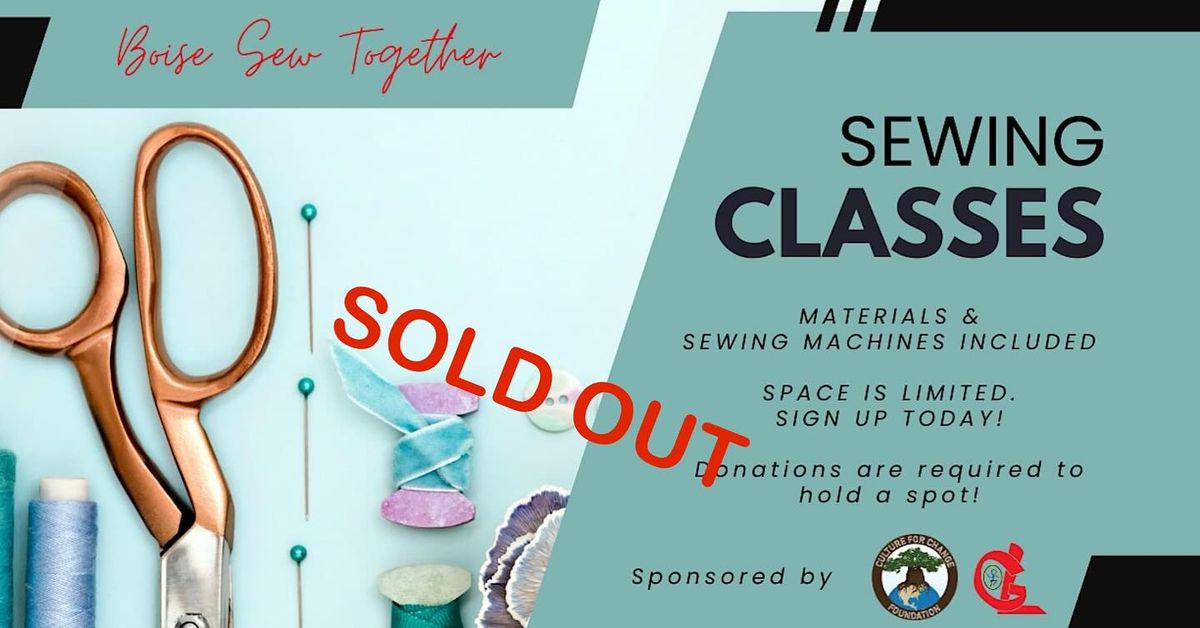 Boise Sew Together  - Free Sewing Classes