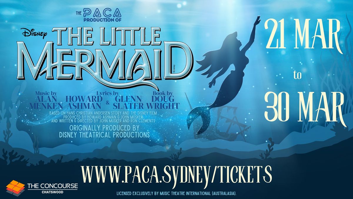 Disney's The Little Mermaid - Presented by PACA | The Concourse, Chatswood