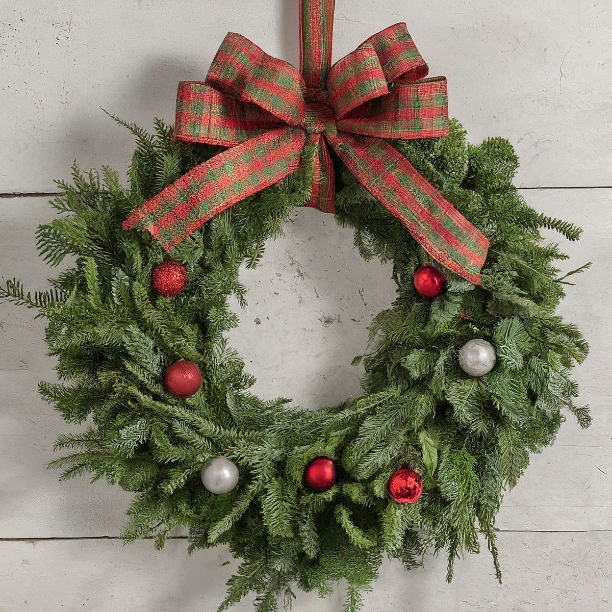 Fresh Winter Wreath Workshop at Copper Carriage