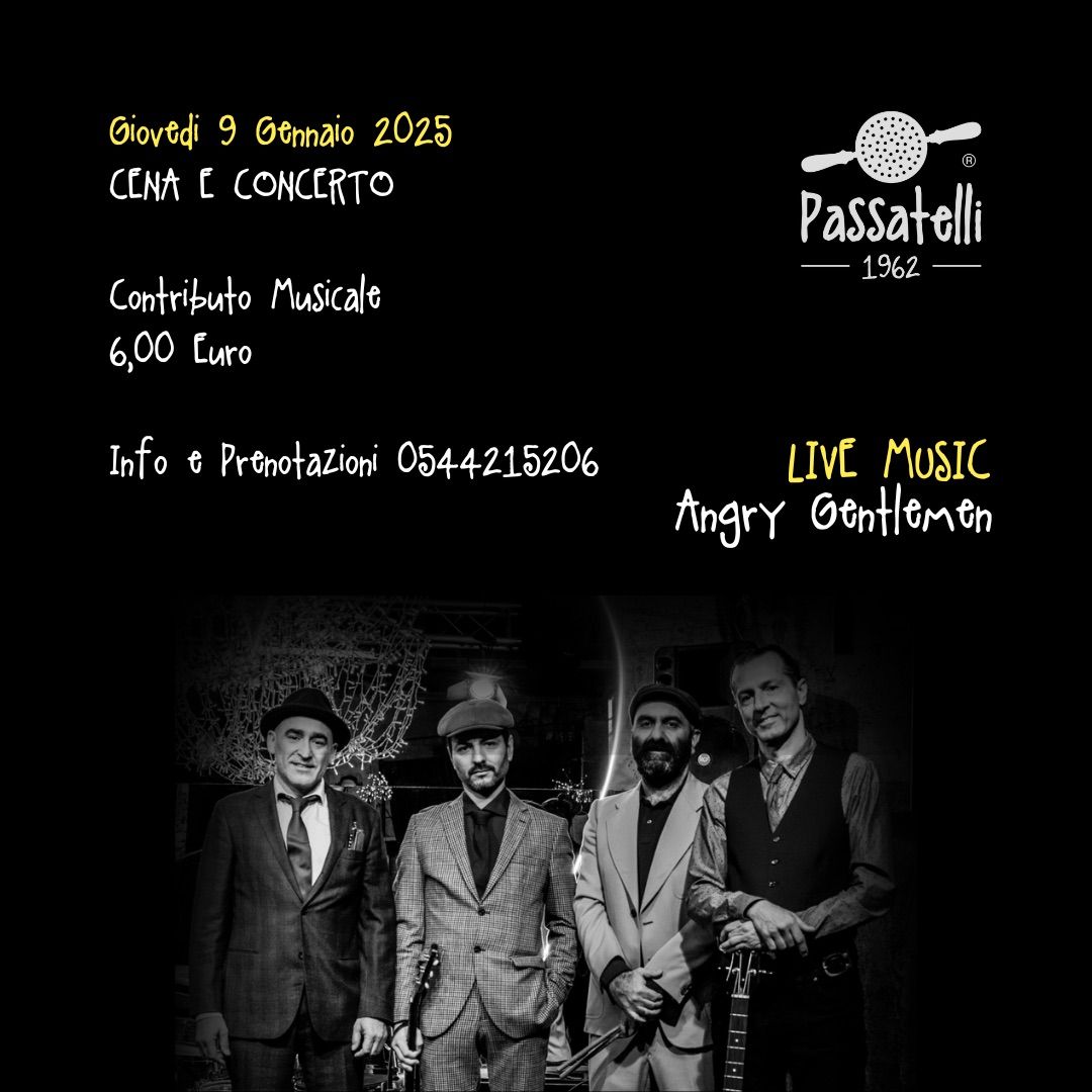 I Gioved\u00ec di Passatelli | Angry Gentlemen