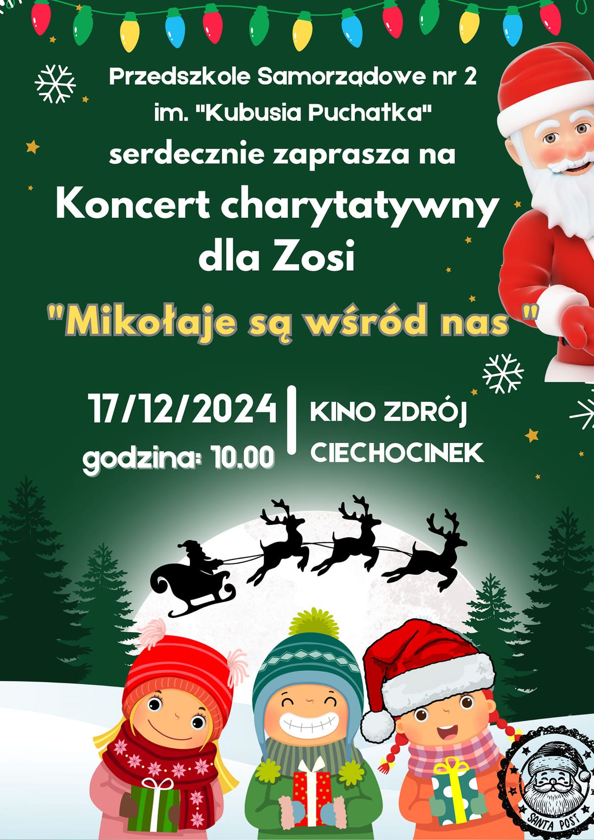 Koncert charytatywny dla Zosi \u2764\ufe0f\u2764\ufe0f\u2764\ufe0f" Miko\u0142aje s\u0105 w\u015brod nas"