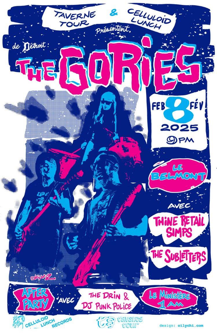 The Gories + The Retail Simps + The Subletters @ Le Belmont