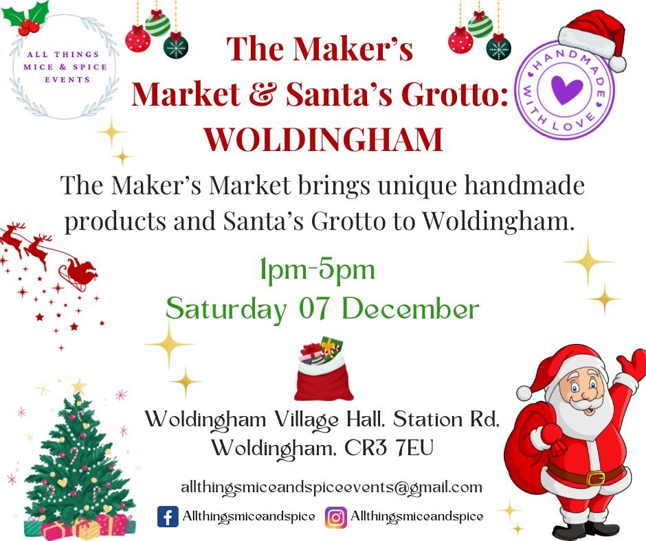 The Maker\u2019s Market & Santa\u2019s Grotto Woldingham 