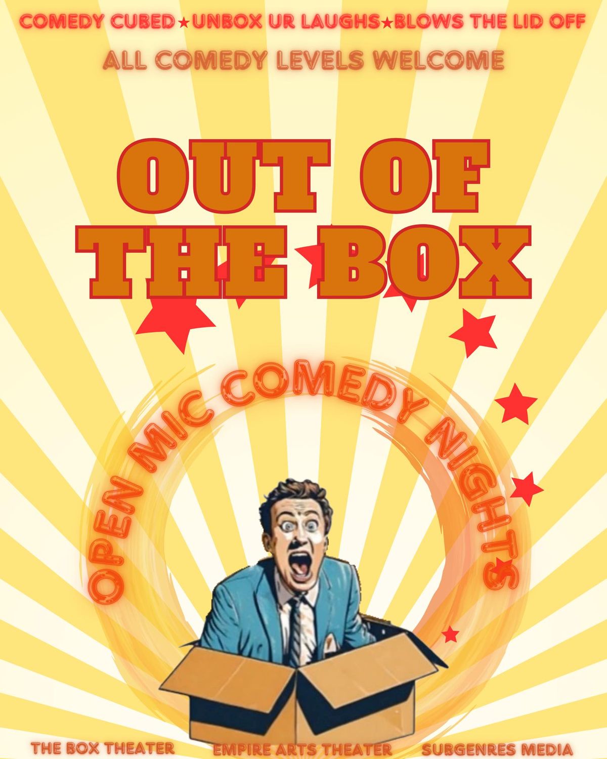 Out of the Box Open Mic Comedy - Presented by Subgenres