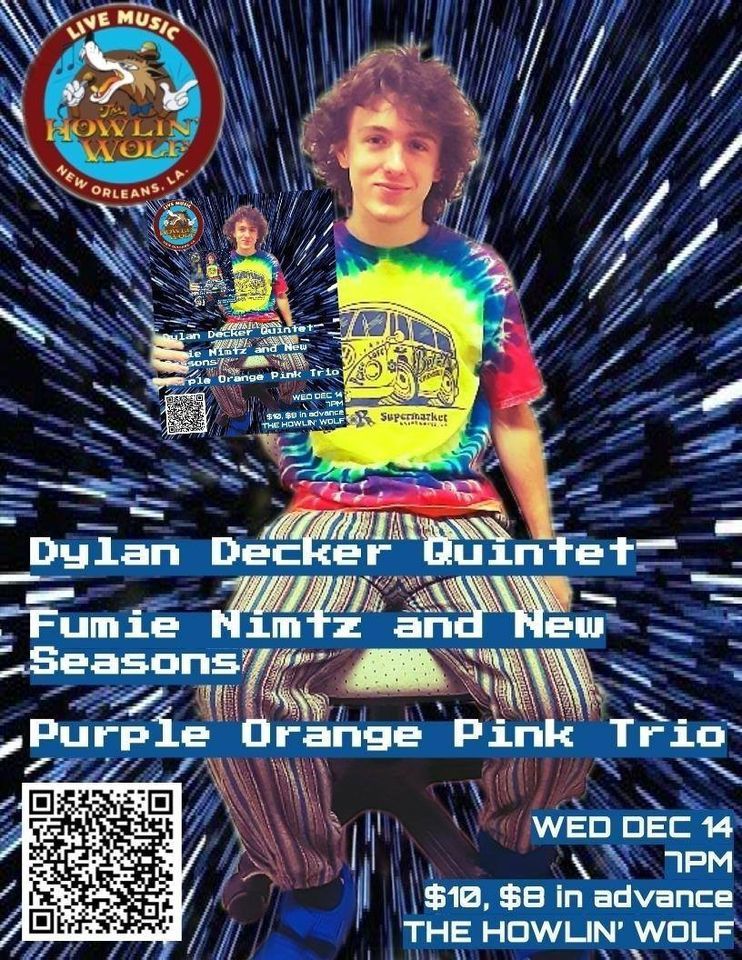 Dylan Decket Quintet ft. Purple Orange Pink Trio + Fumie Nimtz and New S...