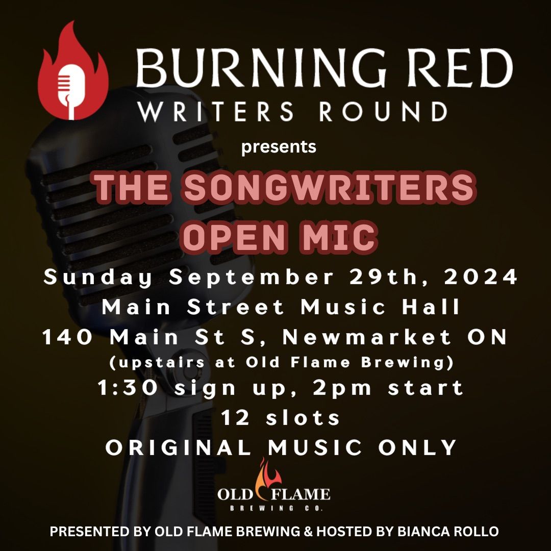 Songwriters Open Mic