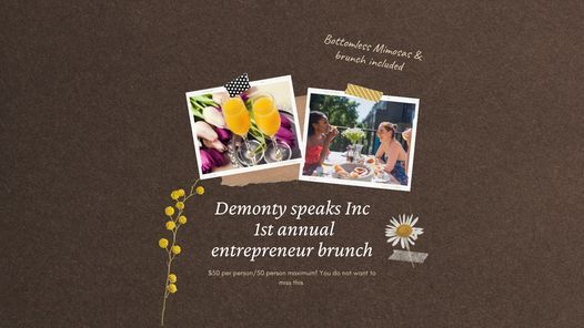 Demonty speaks 1st annual entrepreneur brunch