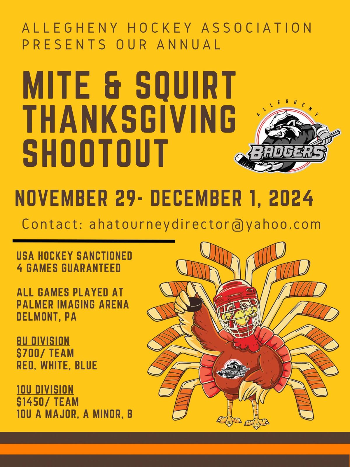 Mite and Squirt Thanksgiving Shootout