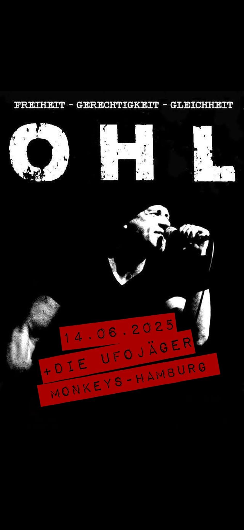 OHL + DIE UFOJ\u00c4GER live in Hamburg 