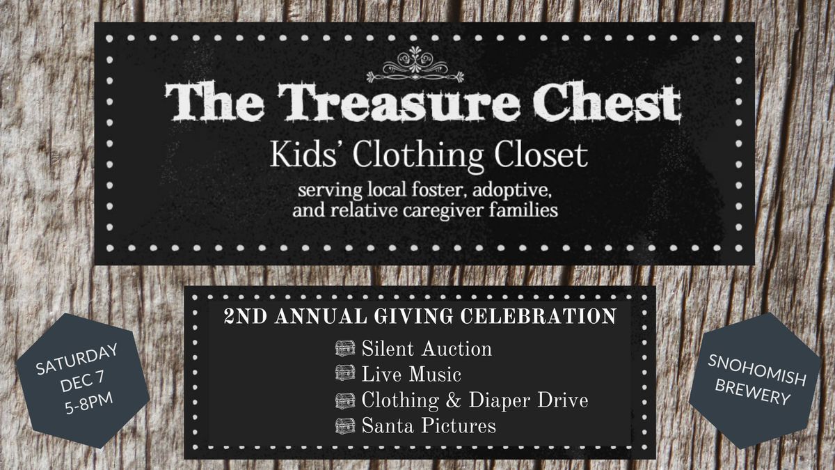 2ND Annual Silent Auction \/ Clothing & Diaper Drive For The Treasure Chest!